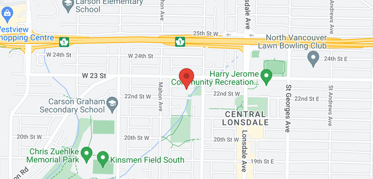 map of 226 119 W 22ND STREET